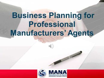 Business Planning for Manufacturers' Representatives