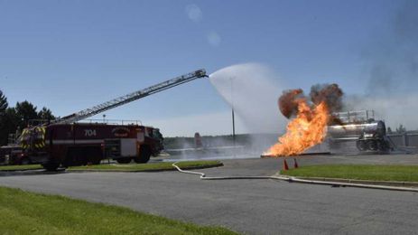 Air National Guard, responders practice major emergency