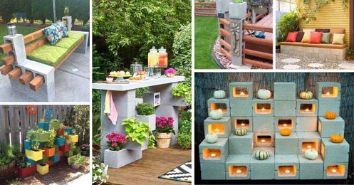20+ Cool Ways To Use Cinder Blocks In The Garden