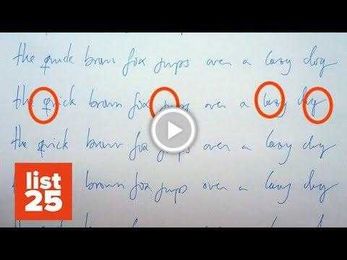 25 AWESOME Things Your Handwriting Says About You