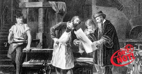 Did Gutenberg Invent The First Printing Press?