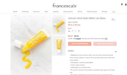 Francesca's Holdings: Less May Be Theme But More Is Imperative