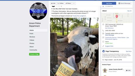 Texas police: 'new Blue Bell licker located'
