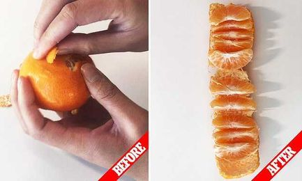 Have you been doing it wrong? Video shows trick to peeling mandarins