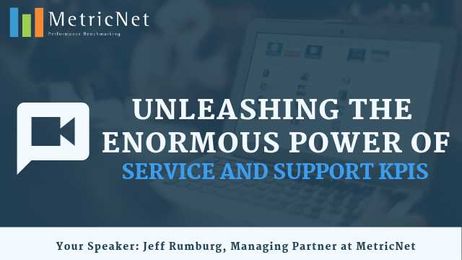 Unleashing the Enormous Power of Service and Support KPIs