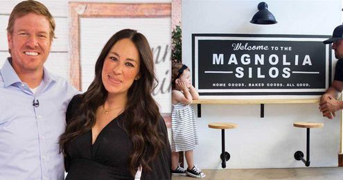 This adorable DIY playhouse is a mini replica of Magnolia Market