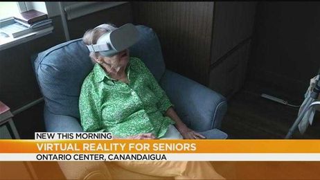 Local health care facility introduces seniors to virtual reality