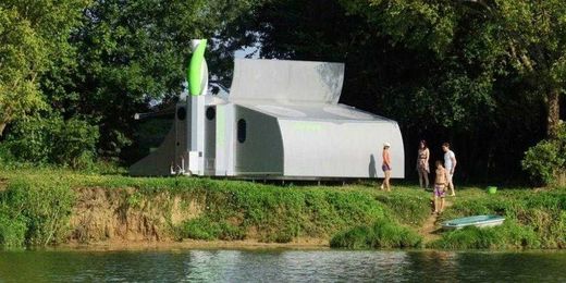 This Super-Cool Collapsible Camper Expands Into a Tiny House