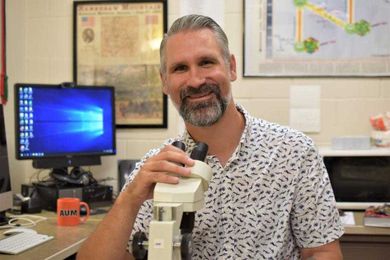 Researching AUM: Clark Danderson sows the seeds of plant research