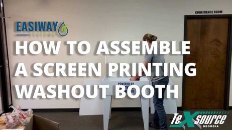 How To Assemble A Screen Printing Washout Booth