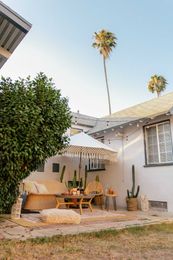 Before/After: Patio Reveal — Black & Blooms