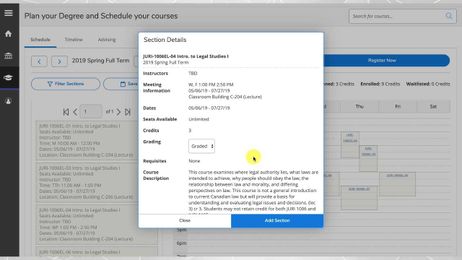 Self-Service: Register to your courses
