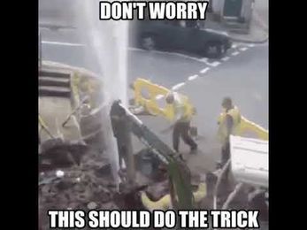 How to stop a water leak