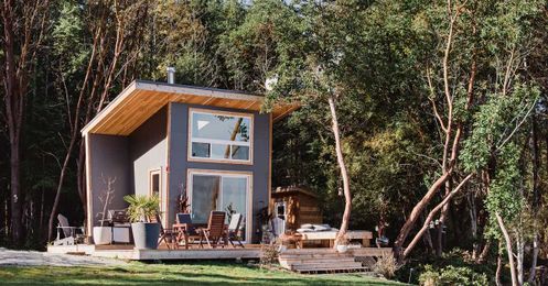 100-square-foot tiny house designed for indoor-outdoor living