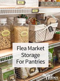Pantry Solutions Starring Flea Market Finds