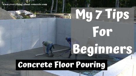 Installing A Concrete Floor For Beginners