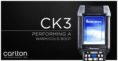 How to Reset a Honeywell / Intermec CK3 Mobile Computer