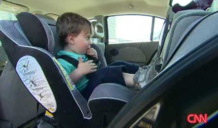 Properly installing a child safety seat