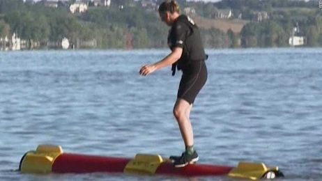 This woman crossed the Mississippi with a just a log