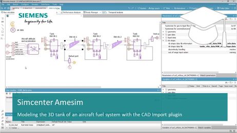 [TECH TIPS Simcenter Amesim] Using CAD Import to model aircraft fuel tanks