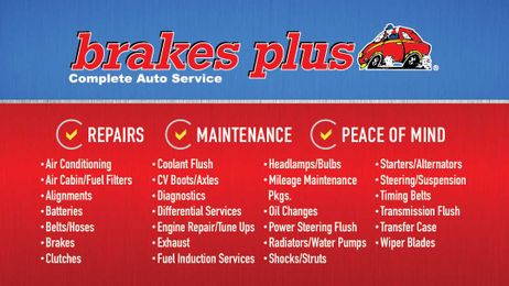 Savings from Brakes Plus