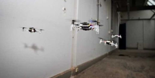 Drone Swarm Learns to Explore Unknown Environments