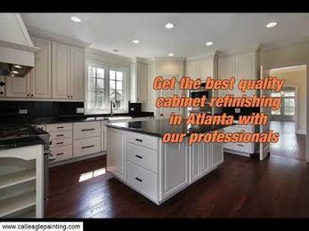 Professional Spray Painting Kitchen Cabinets