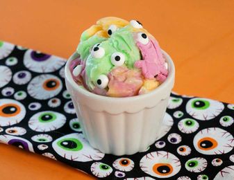 2-Ingredient Monster Mash Ice Scream is a Frightfully Fun Halloween Dessert