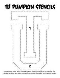 Download a TU Pumpkin Stencil