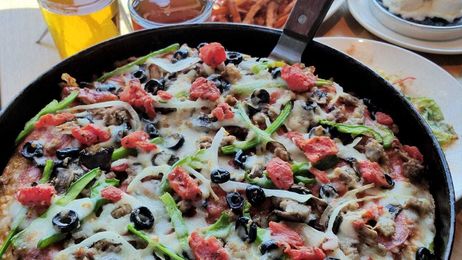 BJ's Restaurant and Brewhouse: Buckets? There are no buckets in this kitchen.