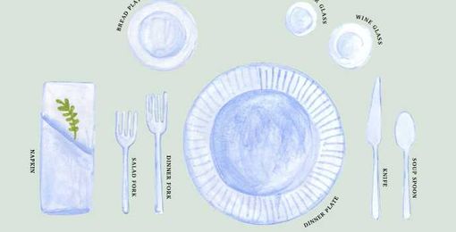 Here's the Right Way to Set a Dining Table 