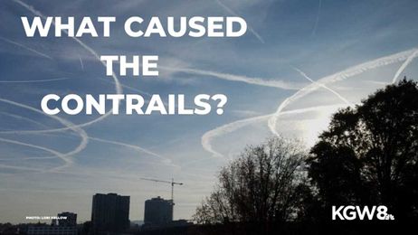Why did the contrails hang over Portland so long? Matt Zaffino explains