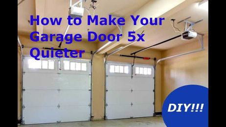 How to make your garage door quieter (fast and easy)