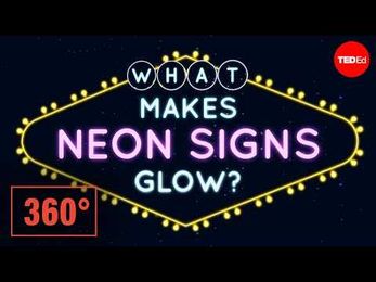 What makes neon signs glow? A 360° animation