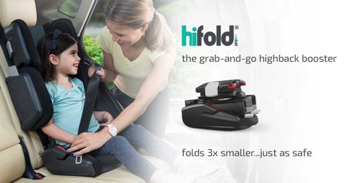 hifold, the fit-and-fold highback booster