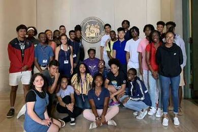High school students learn about commercial real estate through the Center for Real Estate