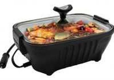 12-volt roaster can prepare a variety of meals