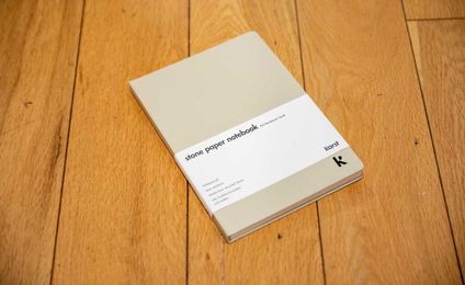 Save a tree, write on crushed rocks with this new green-friendly paper