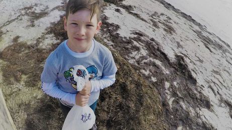 7-year-old wins money, plans to save the ocean with t-shirts