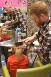 Hairy situation: Event teaches dads the basics of braids