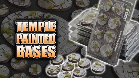 Pre-Painted Temple Bases & Save Hobby Time: Gamer's Grass