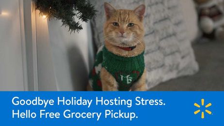 Goodbye Holiday Hosting Stress. Hello Free Grocery Pickup.