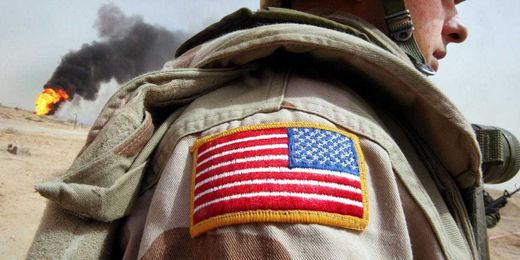 Why the American flag is reversed on military uniforms