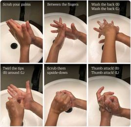 Teach children to wash their hands with a song