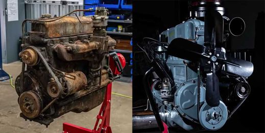 Watch This Chevy Straight-Six Engine Get Rebuilt in 10 Minutes