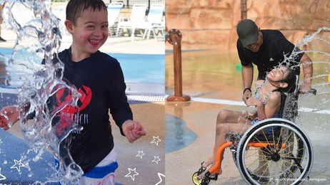 Family creates accessible amusement park for daughter with special needs 