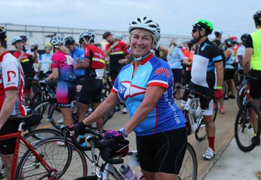 Retired biologist pedals to save the bay she loves