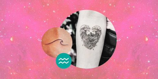 20 Aquarius Tattoo Ideas That Aren't Super Basic (I Swear)