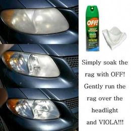 Headlight cleaner, How to clean headlights, Car hacks