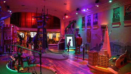 Miniature golf course transports you to a steampunk fantasyland